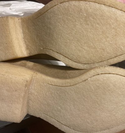 Amiri Crepe Suede Chelsea Boot Tan Point Toe Sz8us 41