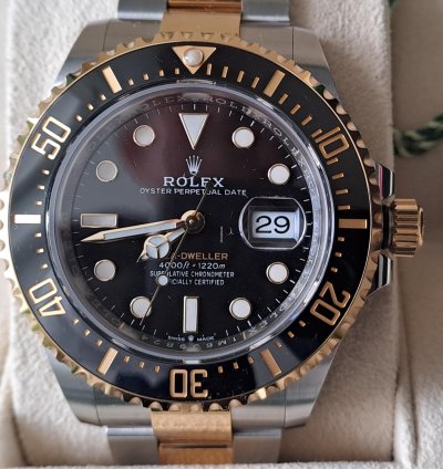 Rolex Sea-dweller Neu Full Set Ungetragen Rolex 126603