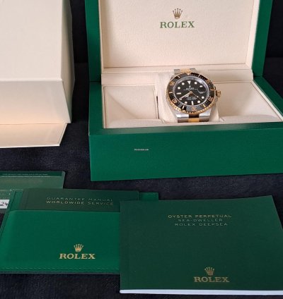 Rolex Sea-dweller Neu Full Set Ungetragen Rolex 126603