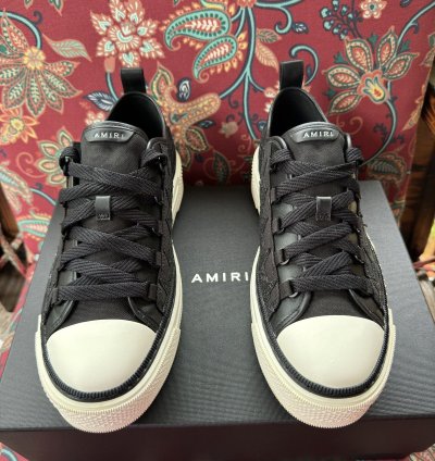 Amiri Crystal Glitter Star Sneakers