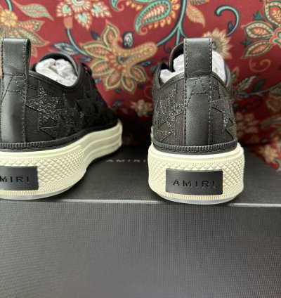 Amiri Crystal Glitter Star Sneakers