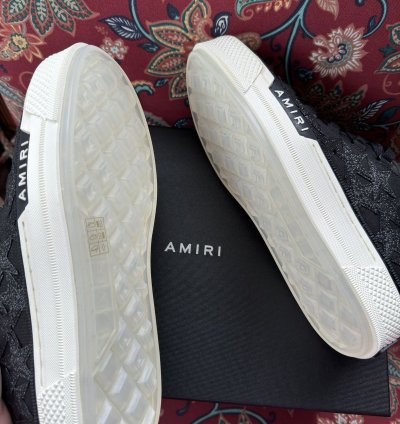 Amiri Crystal Glitter Star Sneakers