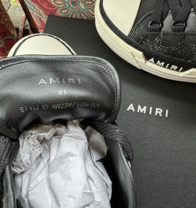 Amiri Crystal Glitter Star Sneakers