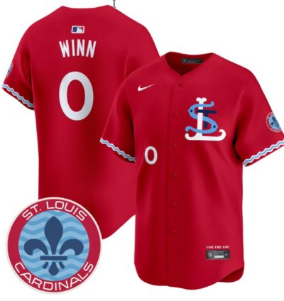 Masyn Winn Jersey 0 St Louis Cardinals City Connect Vapor Premier Limited Stitched