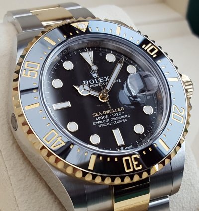 Rolex Sea-dweller Oyster Perpetual New Ref 126603 Stickers On