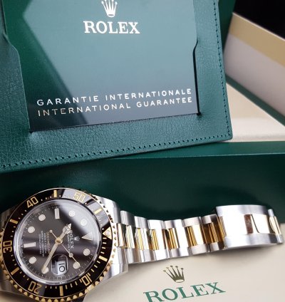 Rolex Sea-dweller Oyster Perpetual New Ref 126603 Stickers On