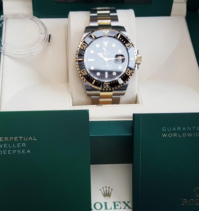 Rolex Sea-dweller Oyster Perpetual New Ref 126603 Stickers On