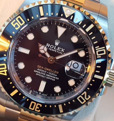 Rolex Sea-dweller Oyster Perpetual New Ref 126603 Stickers On