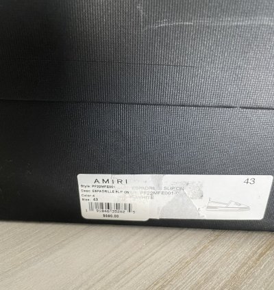 Amiri Espadrilles