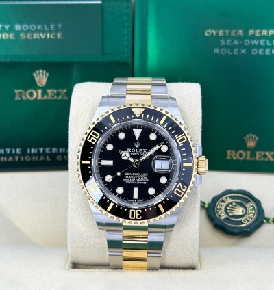 Rolex Sea-dweller Unworn 2025 Sea-dweller 18k Two-tone Black 126603-0001 Complete