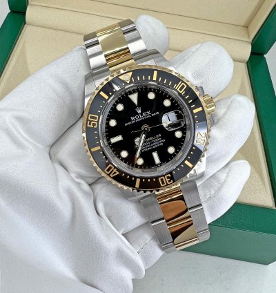 Rolex Sea-dweller Unworn 2025 Sea-dweller 18k Two-tone Black 126603-0001 Complete