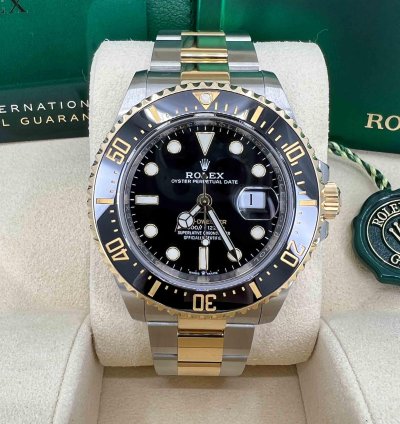 Rolex Sea-dweller Unworn 2025 Sea-dweller 18k Two-tone Black 126603-0001 Complete