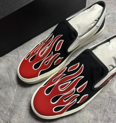 Amiri Flame Slip On Low-top Sneakers