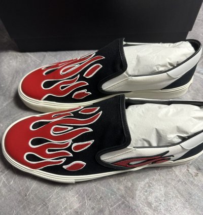Amiri Flame Slip On Low-top Sneakers