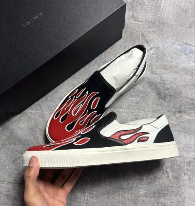 Amiri Flame Slip On Low-top Sneakers