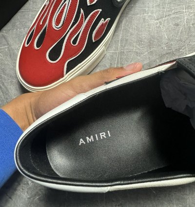 Amiri Flame Slip On Low-top Sneakers