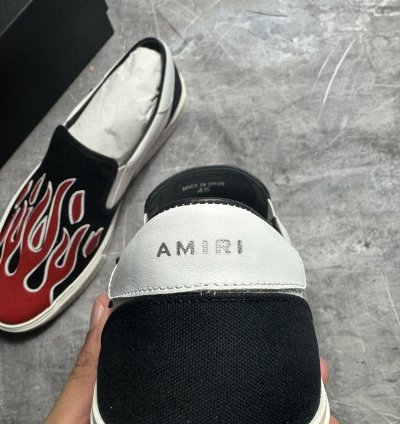 Amiri Flame Slip On Low-top Sneakers