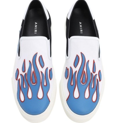 Amiri Flame Slip-on Red Blue