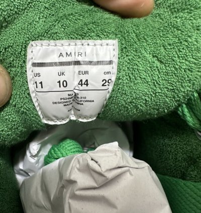 Amiri Green Sneakers