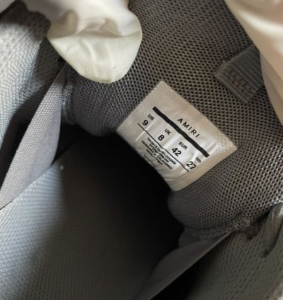 Amiri Grey Bone Runner