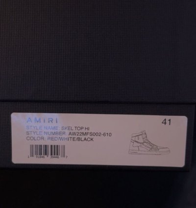 Amiri High Top Skel Sneakers