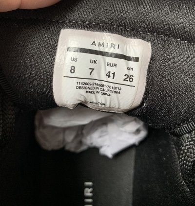 Amiri High Top Skel Sneakers