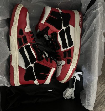 Amiri High Top Skel Sneakers Size 41