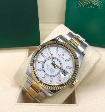 Rolex Sky-dweller 18ct Yellow Gold Stainless Steel 2022