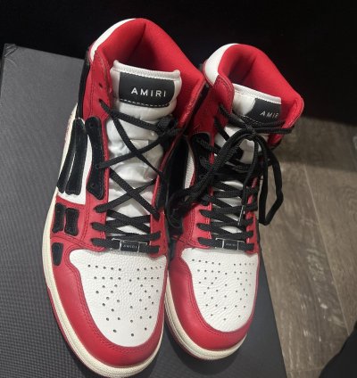 Amiri High Top Skel Sneakers Size 41