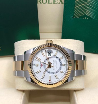 Rolex Sky-dweller 18ct Yellow Gold Stainless Steel 2022