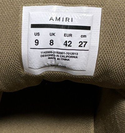 Amiri High Top Skeleton Trainers