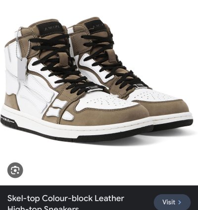 Amiri High Top Skeleton Trainers