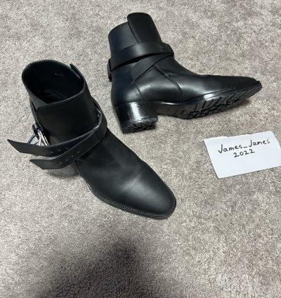 Amiri Leather Buckle Boot