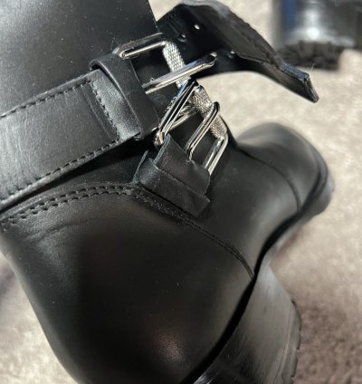 Amiri Leather Buckle Boot