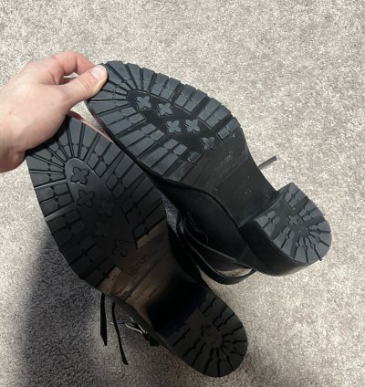 Amiri Leather Buckle Boot