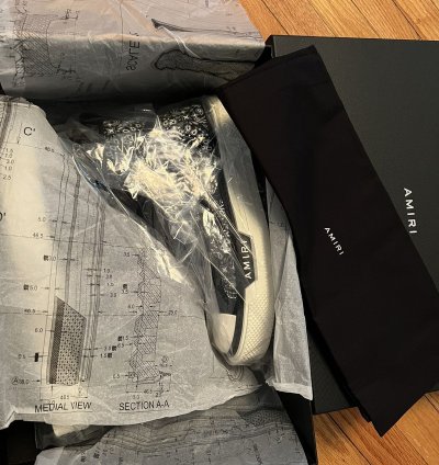 Amiri Leather-trimmed Paisley-print Canvas High-top Sneakers