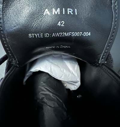 Amiri Leather-trimmed Paisley-print Canvas High-top Sneakers