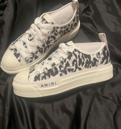 Amiri Leopard Court Low