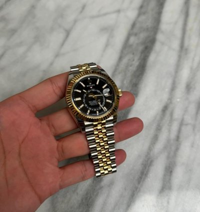 Rolex Sky-dweller 2 Tone Jubilee Black Bnib 2024
