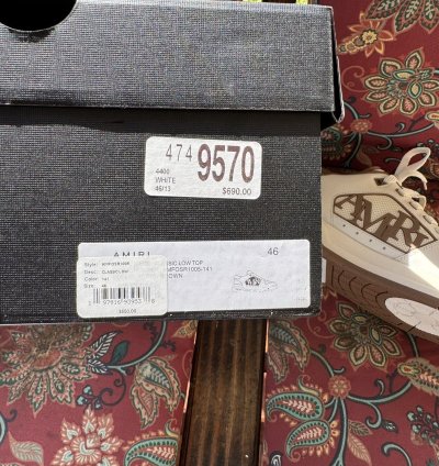 Amiri Logo Low-top Sneakers