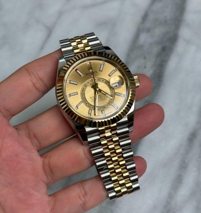 Rolex Sky-dweller 2 Tone Jubilee Champagne Bnib 2024