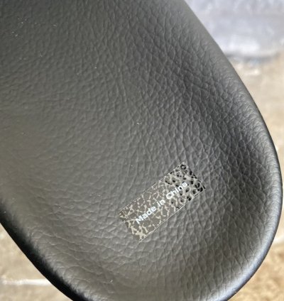 Amiri Logo Pool Slide Black