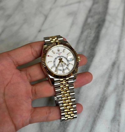 Rolex Sky-dweller 2 Tone Jubilee White Bnib 2025