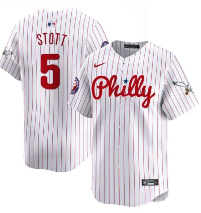 Bryson Stott Jersey 5 Phillies And Eagles Vapor Premier Limited Stitched Pinstripe