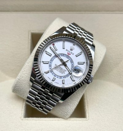 Rolex Sky-dweller 2021 Model Jubilee White Dial