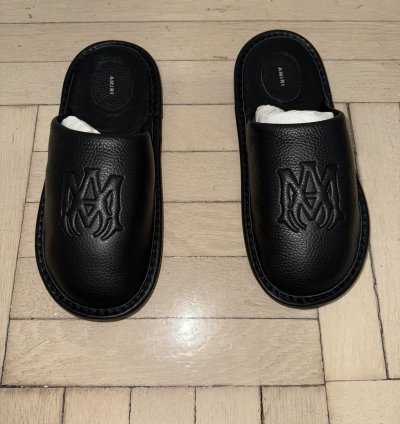 Amiri Lux Leather Slipper