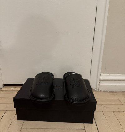 Amiri Lux Leather Slipper