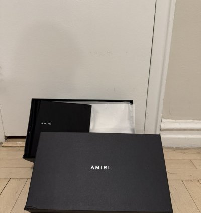 Amiri Lux Leather Slipper