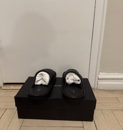 Amiri Lux Leather Slipper