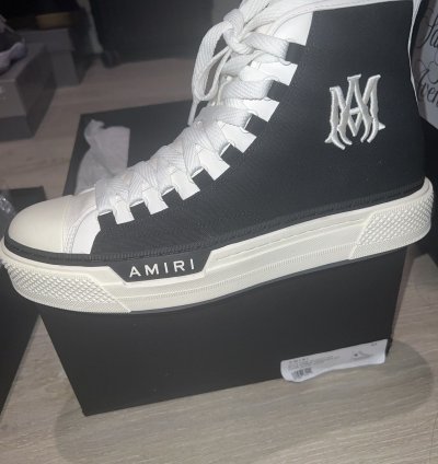 Amiri Ma Logo Court High Sneakers